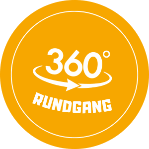 360 Grad Rundgang Sticker